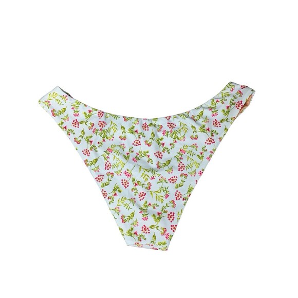 New! J.Crew Women’s Curved Waist Cheeky Bikini Bottom Meadow Floral Size M BF140 - Picture 8 of 8